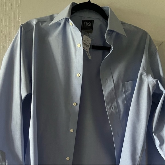 NWT blue dress shirt - Picture 2 of 5